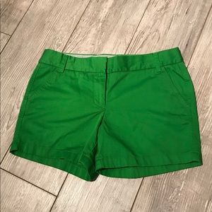 J. Crew Chino Shorts Green
